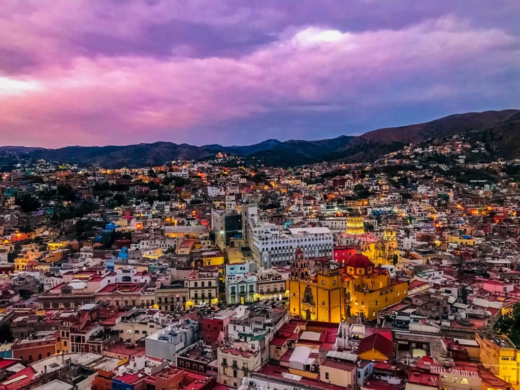 Guanajuato, Mexico Sunset